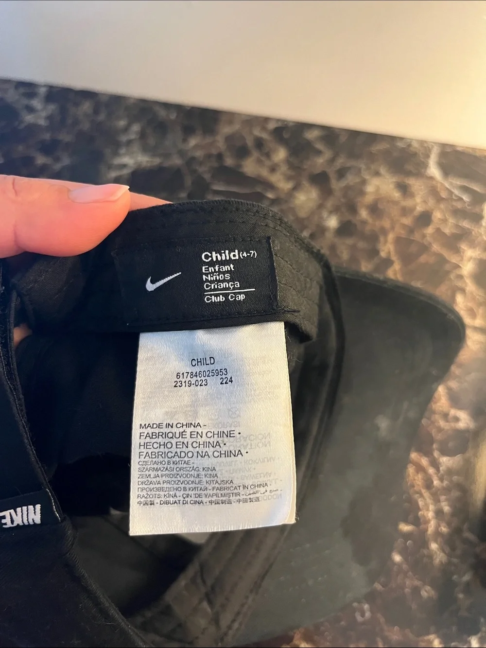 Nike Kids Blue & Black Swoosh Baseball Caps - 2 Pack